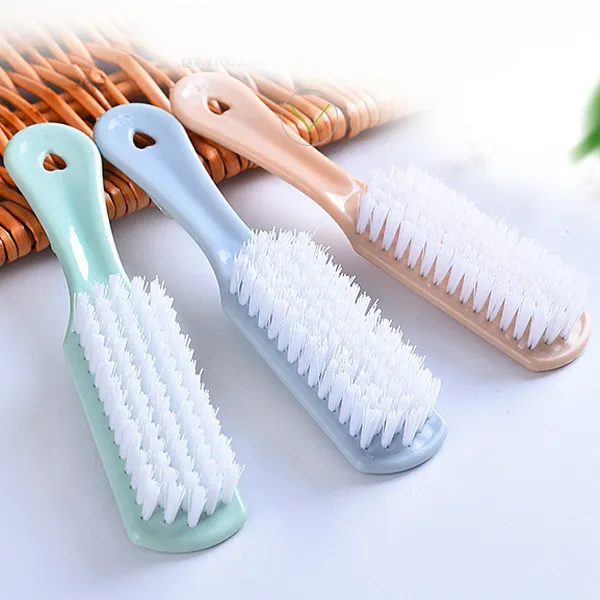 Long-Handled Hangable Soft-Bristled Shoe Brush Shoe Cleaning Brush, Collar Brush