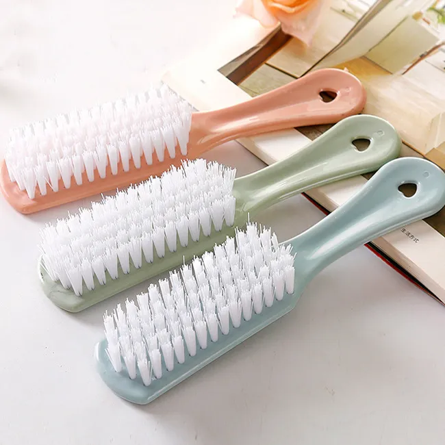 Long-Handled Hangable Soft-Bristled Shoe Brush Shoe Cleaning Brush, Collar Brush