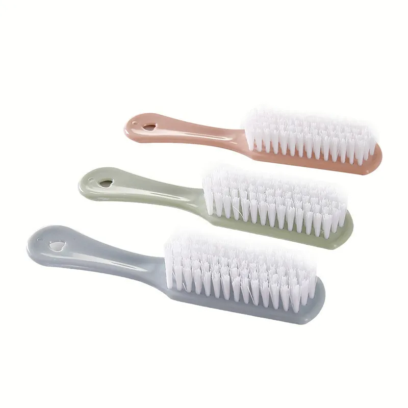 Long-Handled Hangable Soft-Bristled Shoe Brush Shoe Cleaning Brush, Collar Brush
