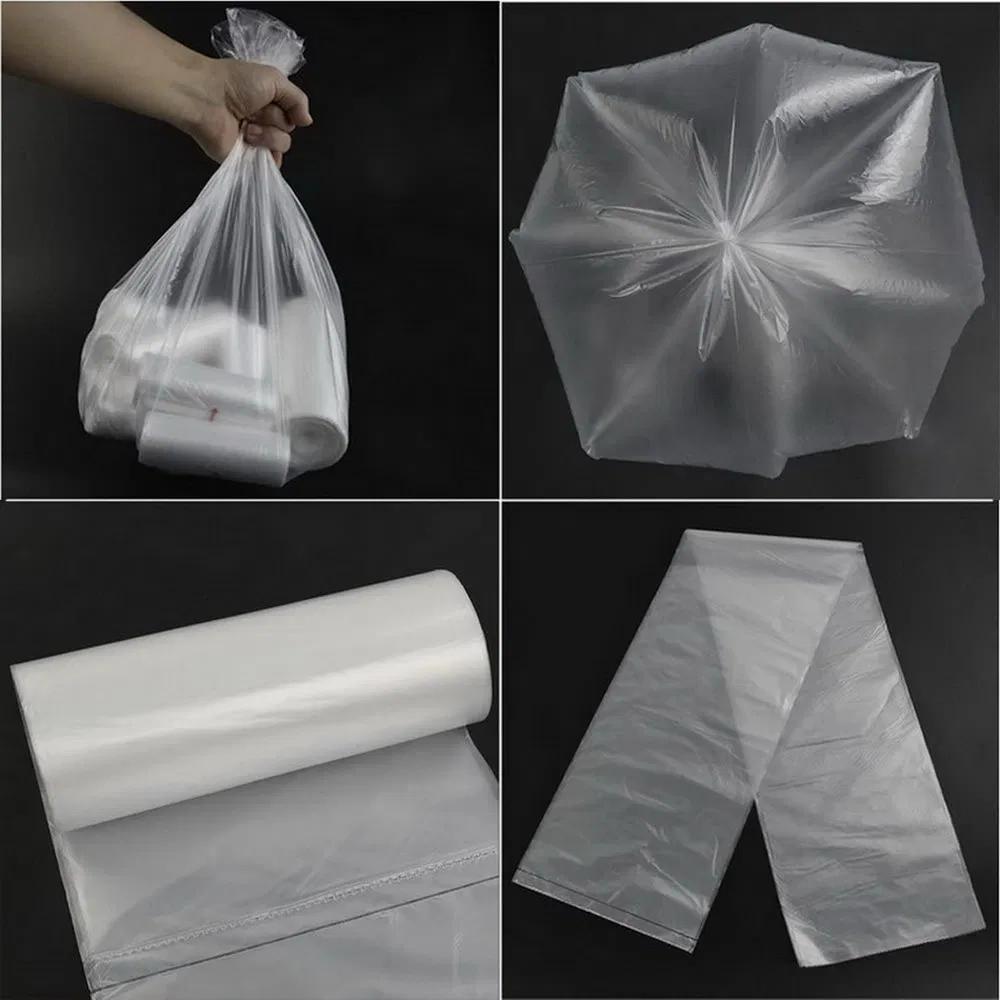 Medium Size Plastic Trash Can Rolling Garbage Bag