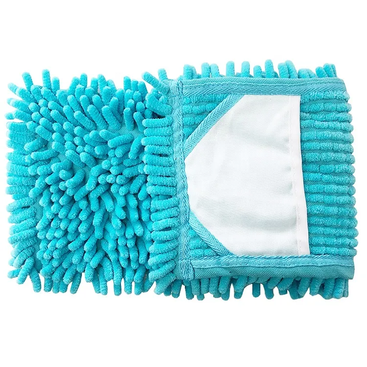 Microfiber Mop Head Pads Chenille Mop Cloth Clean Cleaning