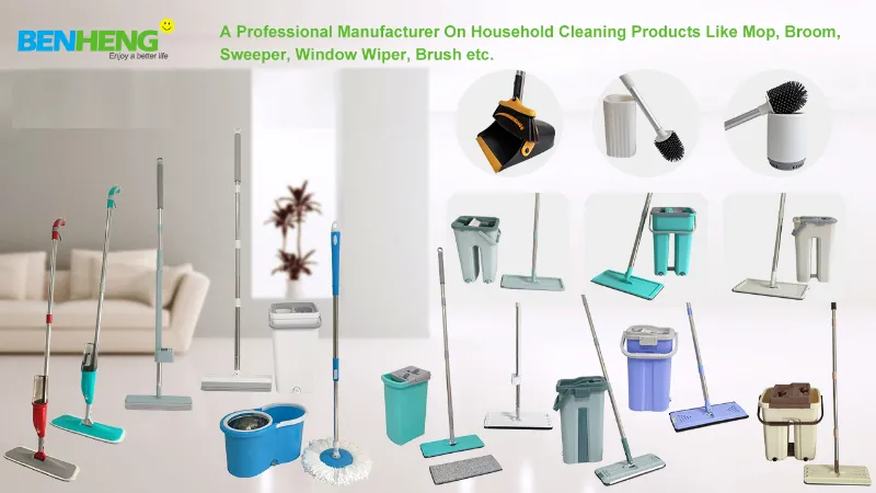 Microfiber Water Spray Mop Floor Sweeper and Dustapn 3 in 1