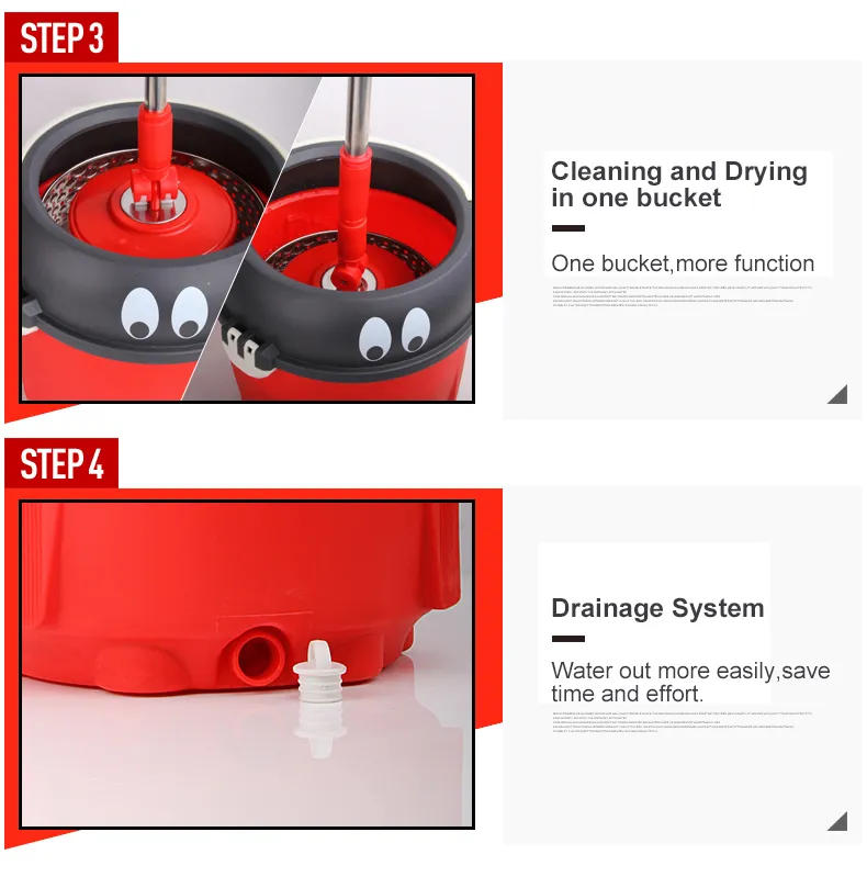 Multi Refill Choise Spin Twist Microfiber Floors Mop