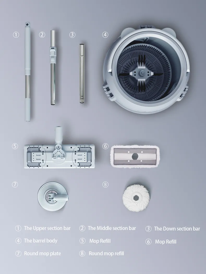 Multi Refill Choise Spin Twist Microfiber Floors Mop