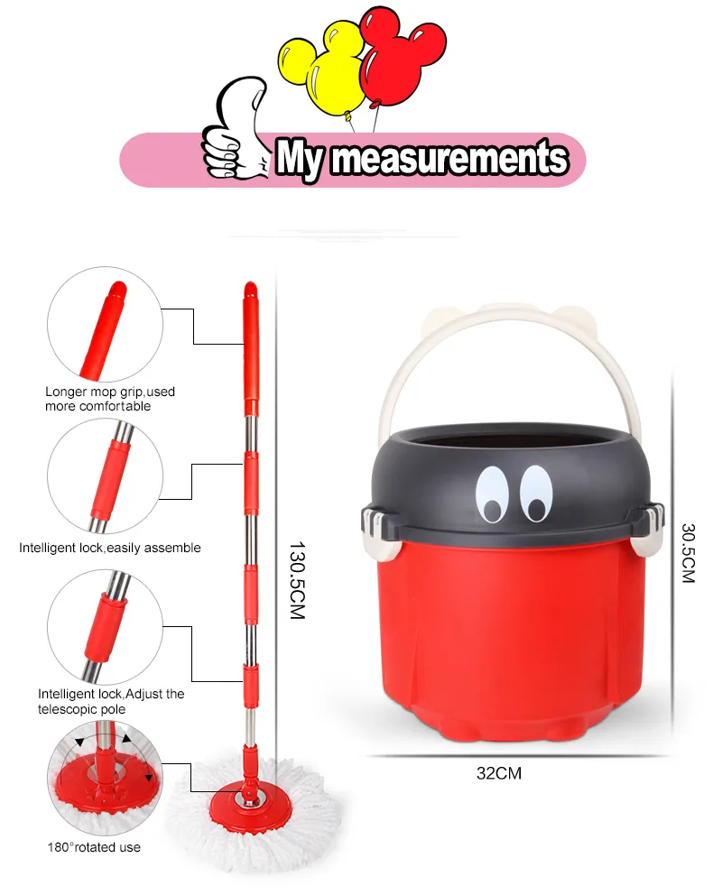 Multi Refill Choise Spin Twist Microfiber Floors Mop