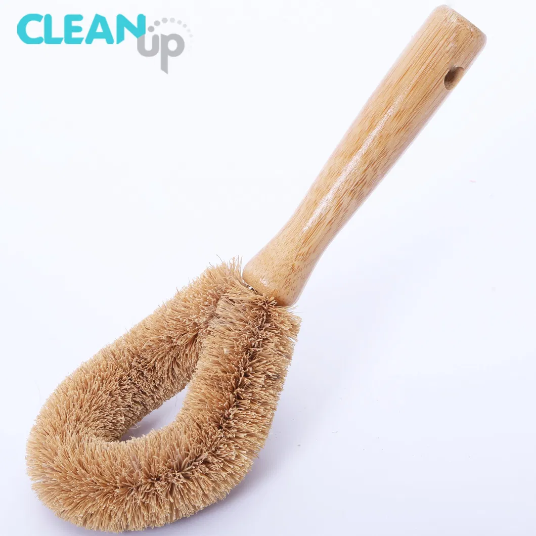 Nature Series High Quality Wooden Floor Brush with Palm Bristles/Scrubing Brush