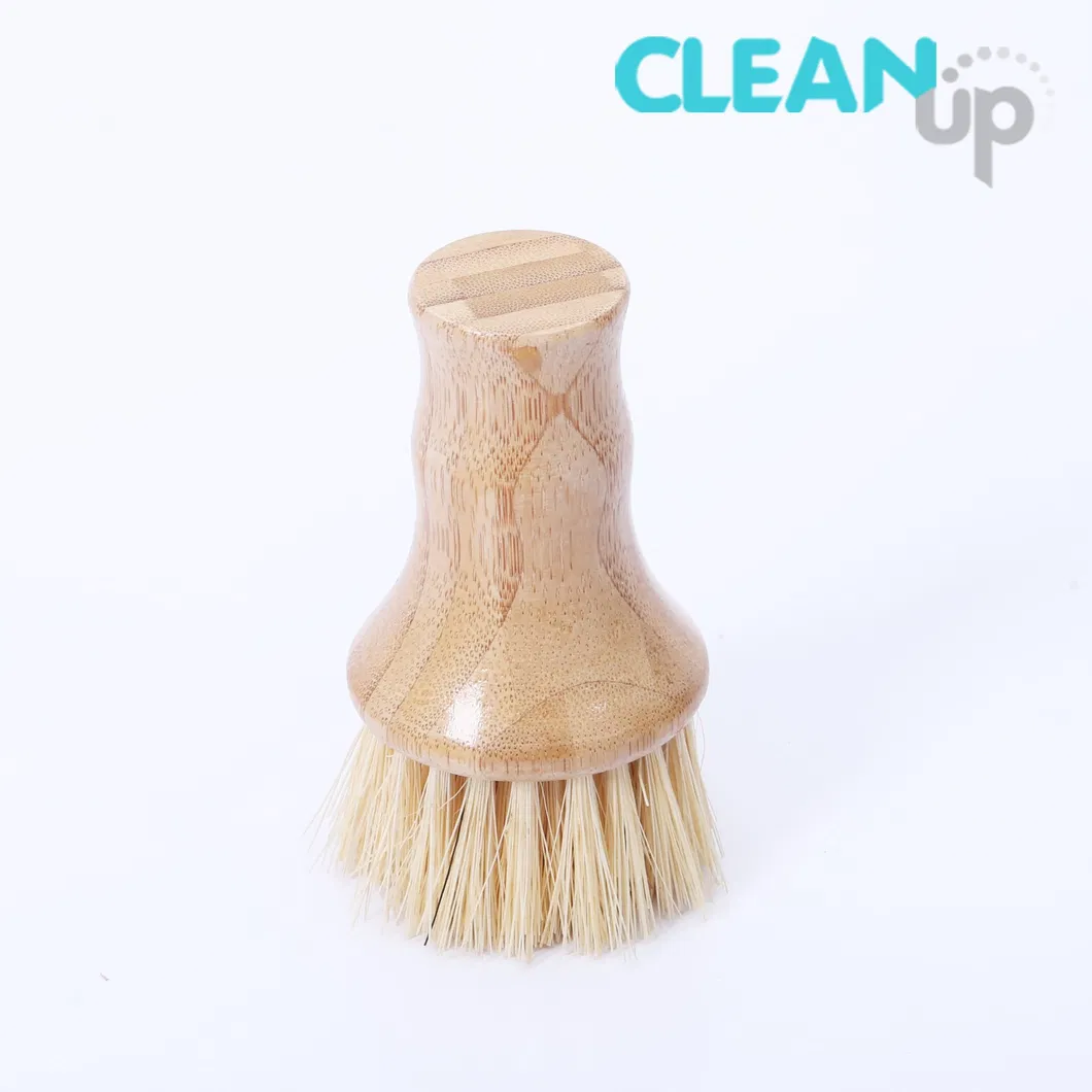 Nature Series High Quality Wooden Floor Brush with Palm Bristles/Scrubing Brush