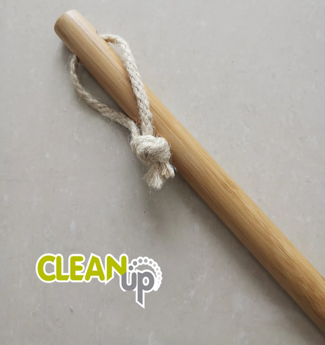 New Household Chenille Flat Floor Mop with Nature Bamboo Handle