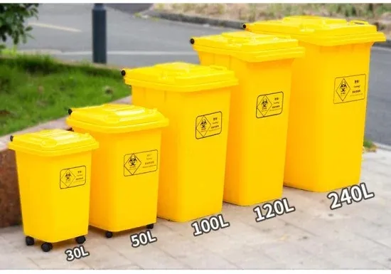 Outdoor and Indoor Plastic Dust Waste Rubbish Bin for Apartment Use