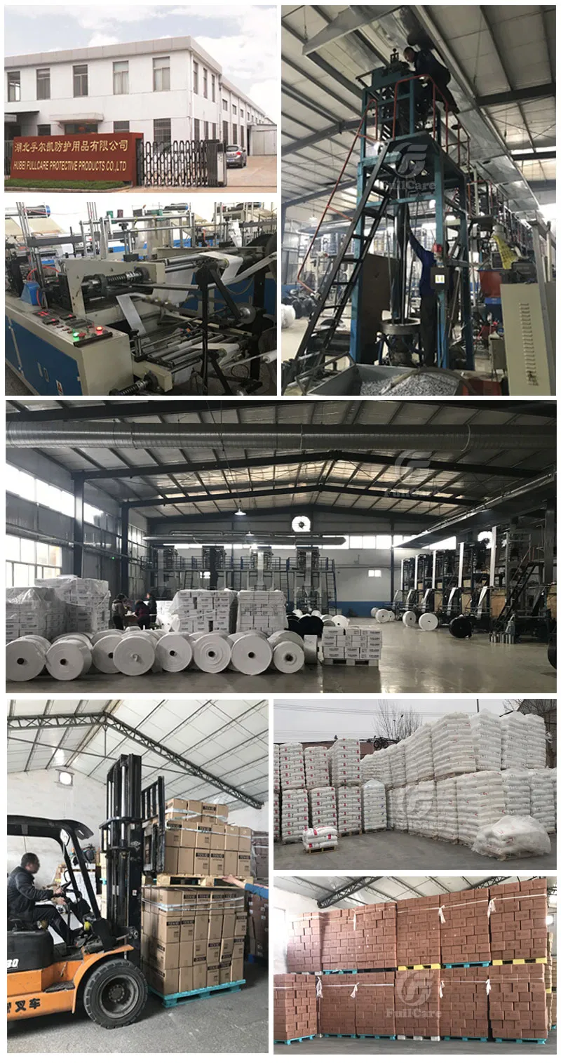 PE Plastic Yellow First Aid Medical Waste Bag, Infectious Emergency Autoclavable Biohazard Bag on Roll