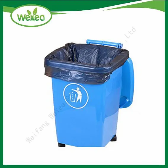 Polythene Waterproof 100% Virgin Material Kitchen Trash Bag with TUV & SGS Certificate