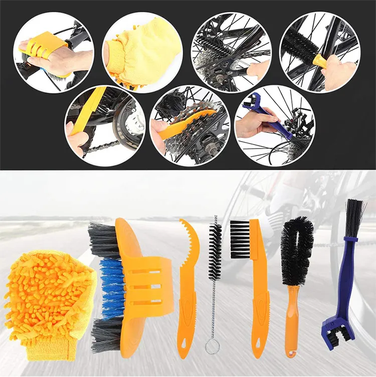 Professional Cycling Equipment Bicycle Cleaner Tools Kit Set for MTB Road Bike Chain Wheel Bicycle Cleaning Kit Brushes Set