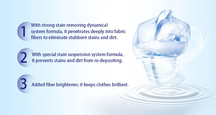 Rich Foam Perfumed Laundry Detergent Powder