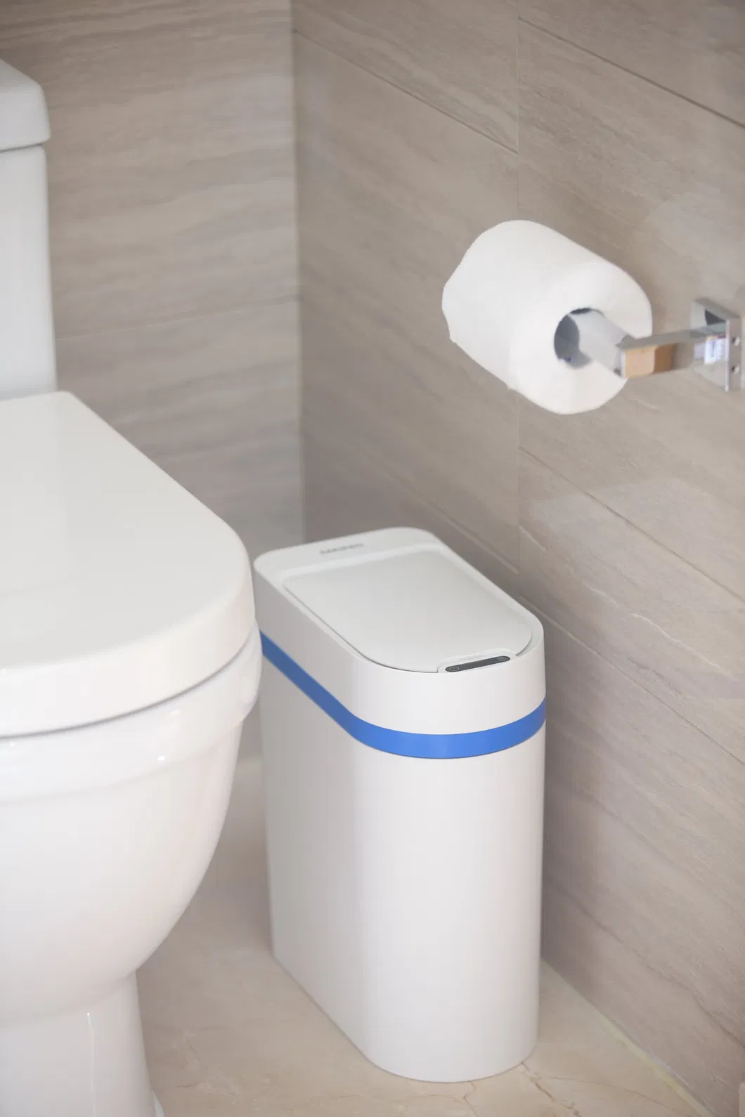 Samrt Home Using Rubbish Dustbin Automatic Sensor Lid Opening Garbage Bin Kitchen ABS Trash Can with Sensor