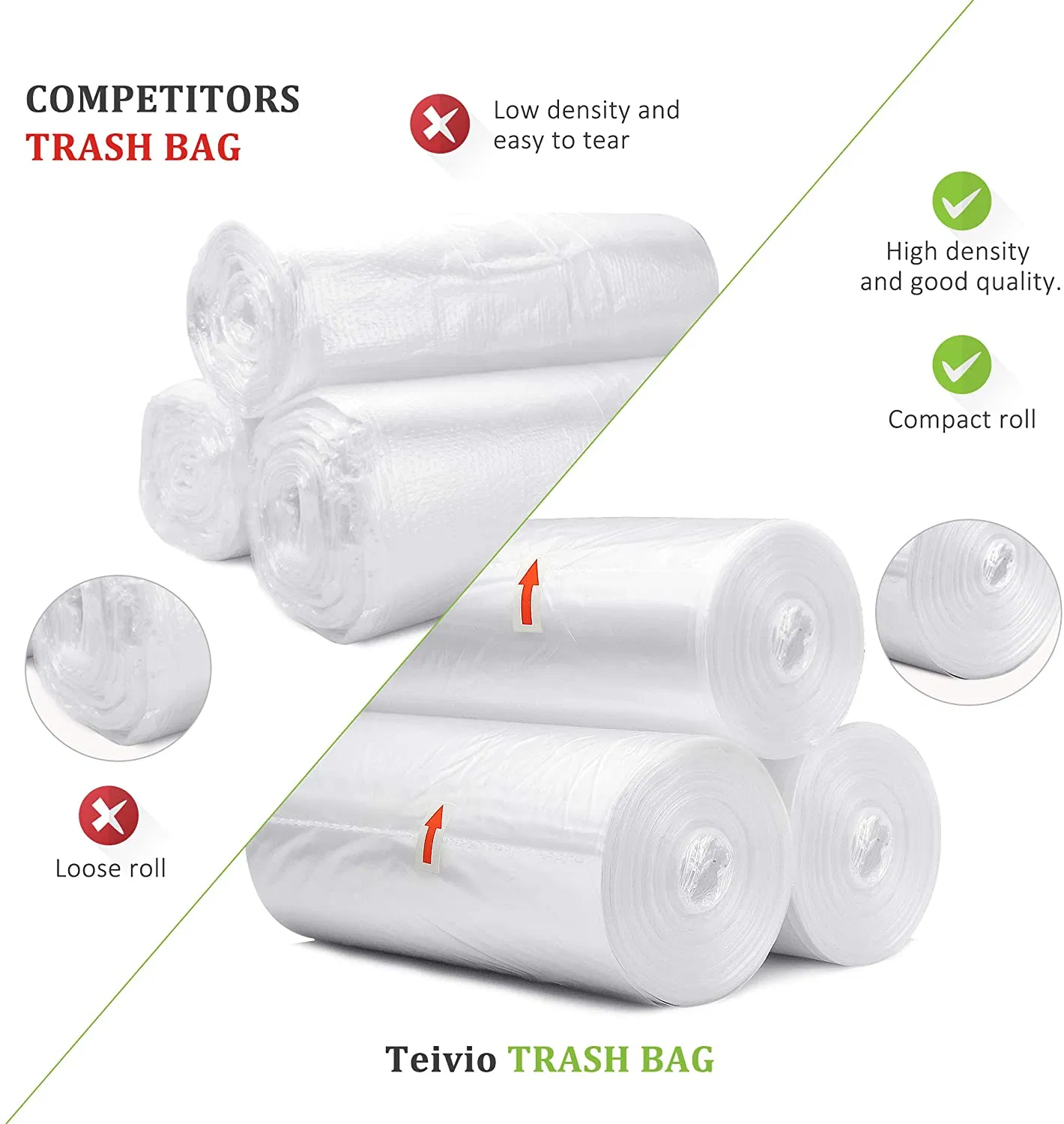 Simplehuman Plastic Trash Can Liners