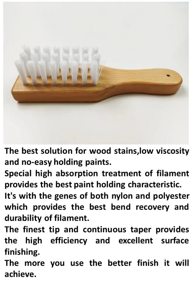 Soft Bristle Shoes Brush, Hangable Laundry Clothes Cleaning Scrubber, Home Household Cleaning Brushes - Wood Handle