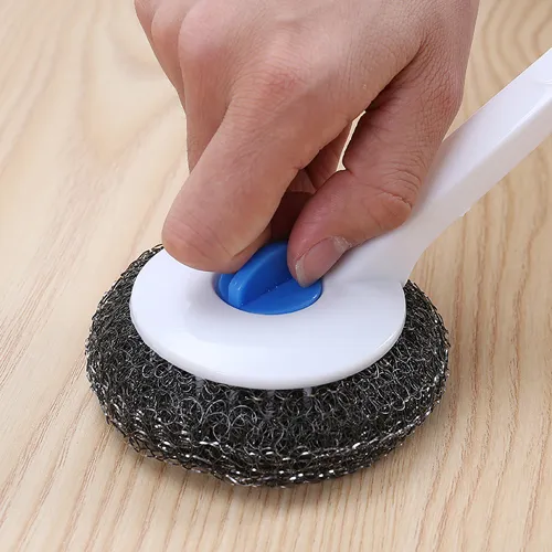 Steel Wire Pot Brush Detachable Clean Brush