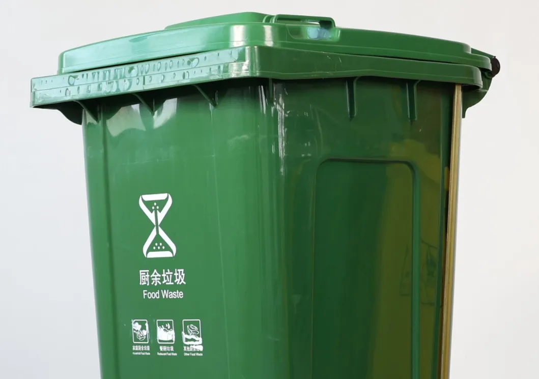Wheelie Bin 100L/120L/240L/360L Customize Color Large Outdoor Public HDPE Recycle Dustbin Pedal Plastic Garbage/Waste/Trash/Wheelie Bins with Lid and Wheel