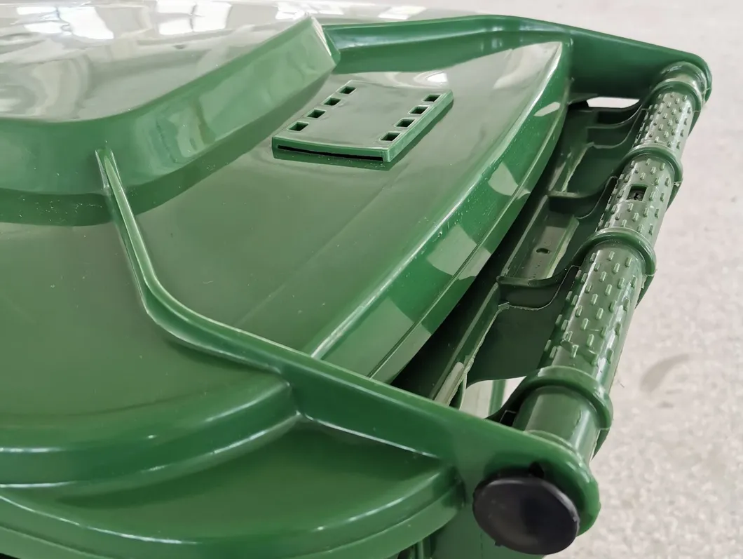 Wheelie Bin 100L/120L/240L/360L Customize Color Large Outdoor Public HDPE Recycle Dustbin Pedal Plastic Garbage/Waste/Trash/Wheelie Bins with Lid and Wheel