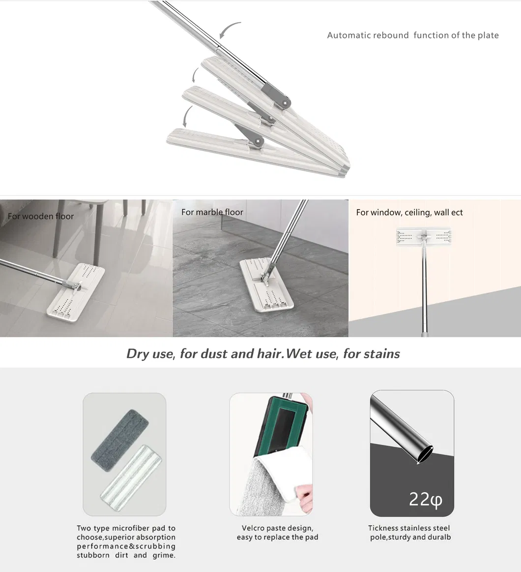Wholesale Mop Clean Products Cleaning Mop Microfiber Mop Easy Flat Mop 360 Pedal Spin Mop Kitchen Products Floor Mop Bucket Mop Magic Mop